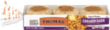 Cinnamon raisin english muffins